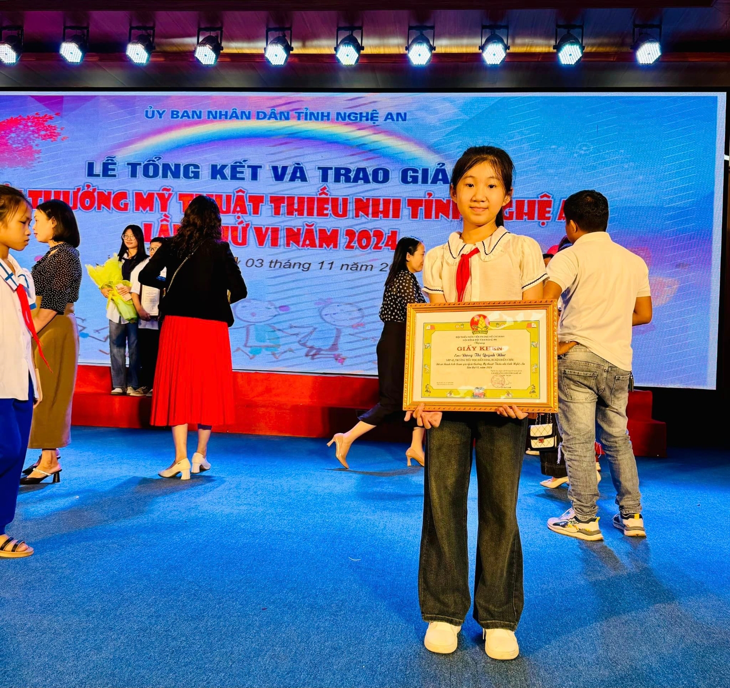 Lễ trao giải Mỹ thuật thiếu nhi tỉnh Nghệ An